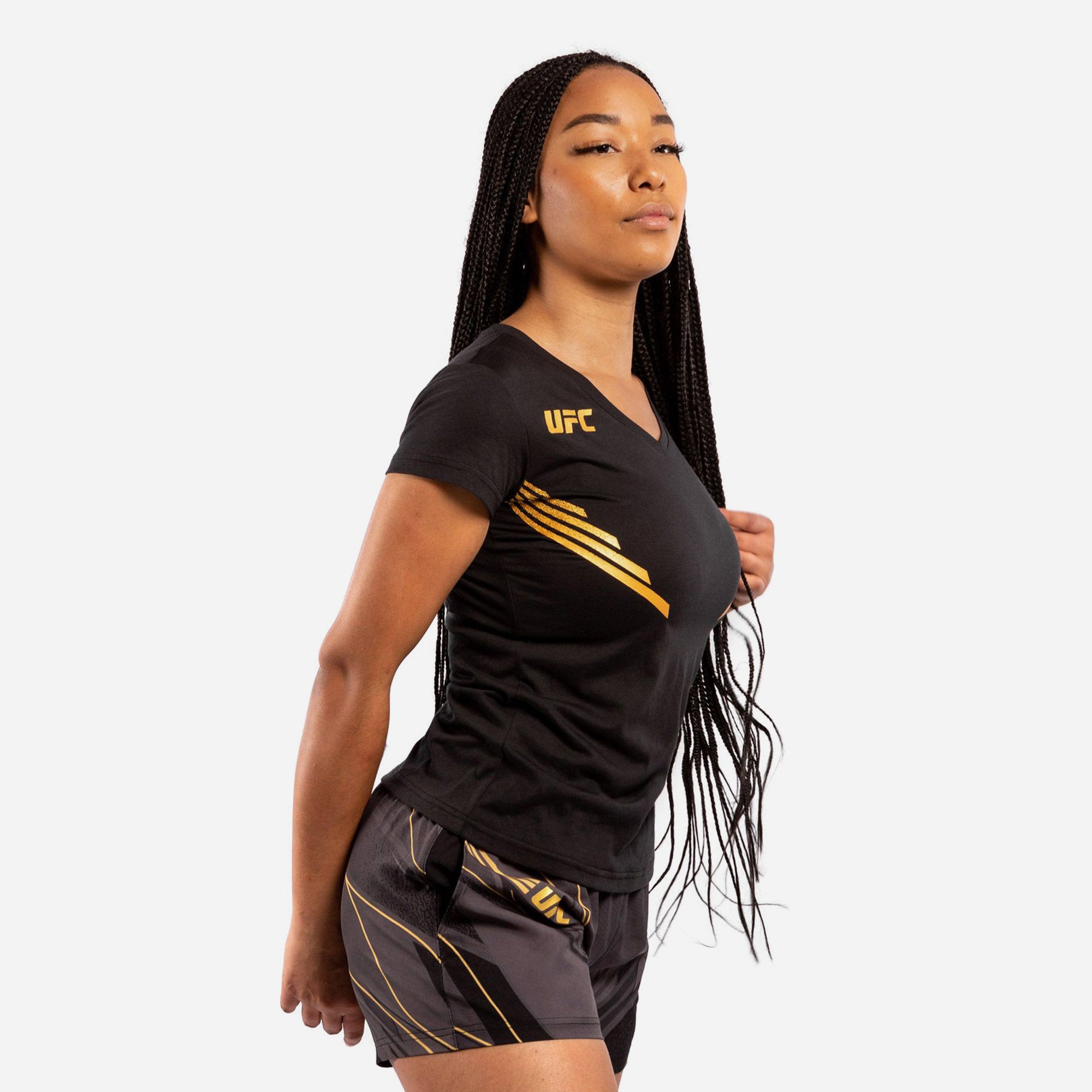 Áo Thun Thể Thao Nữ Venum Ufc Fight Night Replica - Đen - Supersports Vietnam