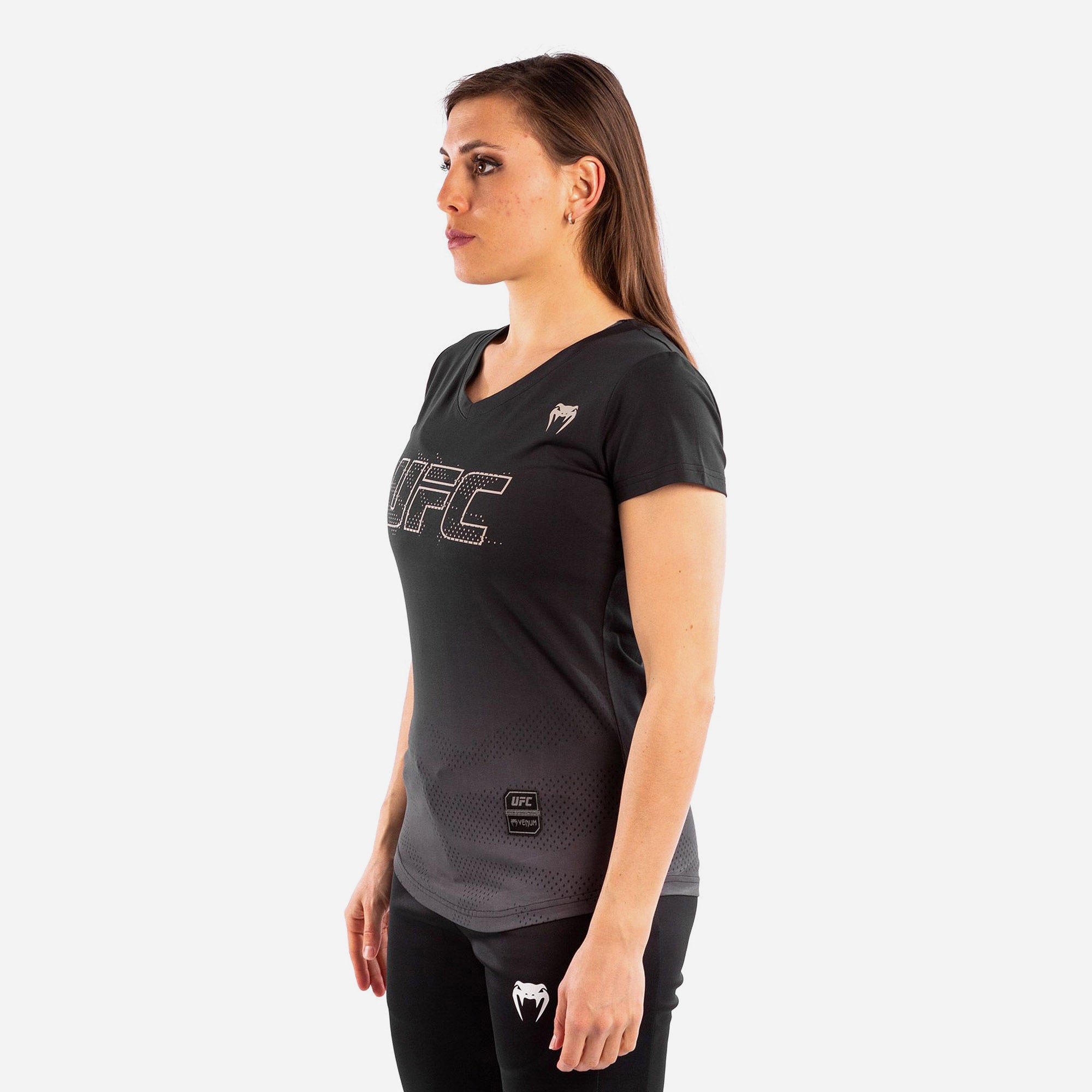 Áo Thun Thể Thao Nữ Venum Official Ufc Fight Week 2 - Đen - Supersports Vietnam