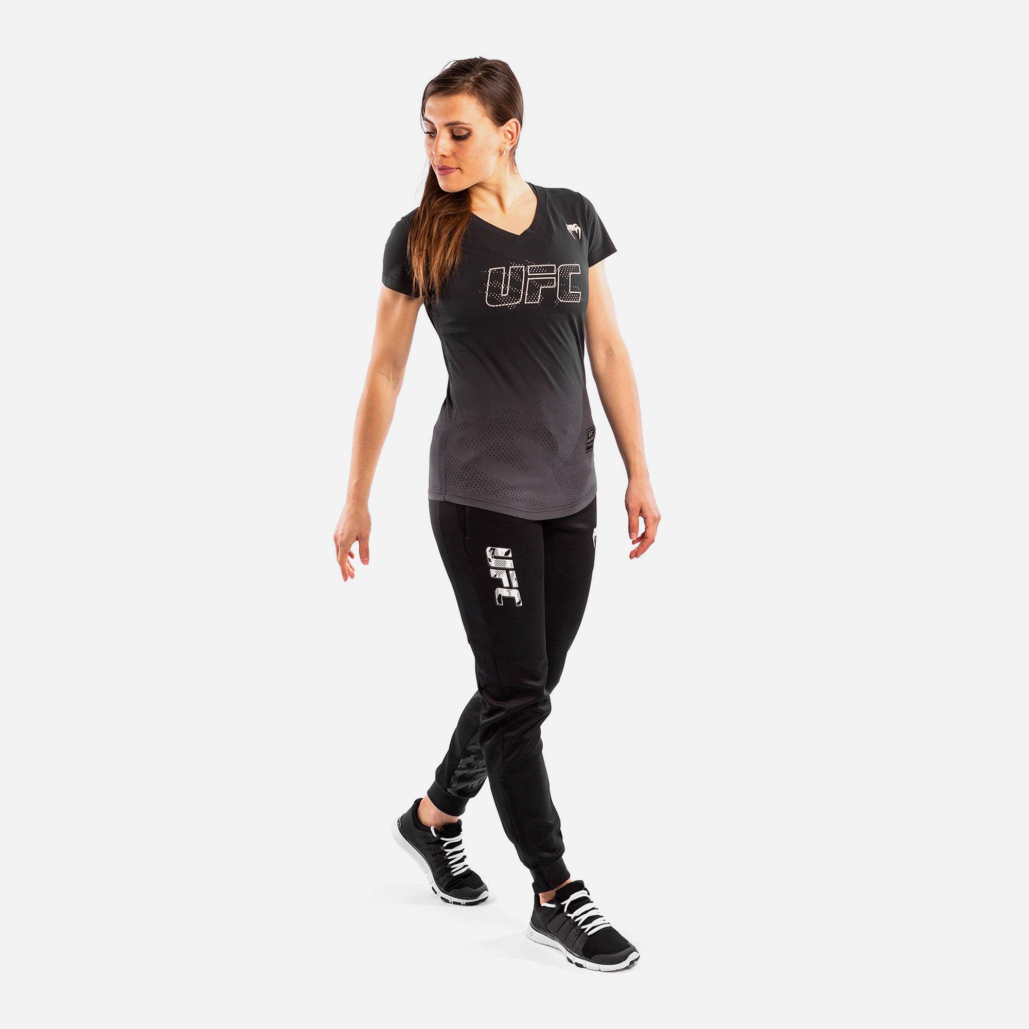 Áo Thun Thể Thao Nữ Venum Official Ufc Fight Week 2 - Đen - Supersports Vietnam