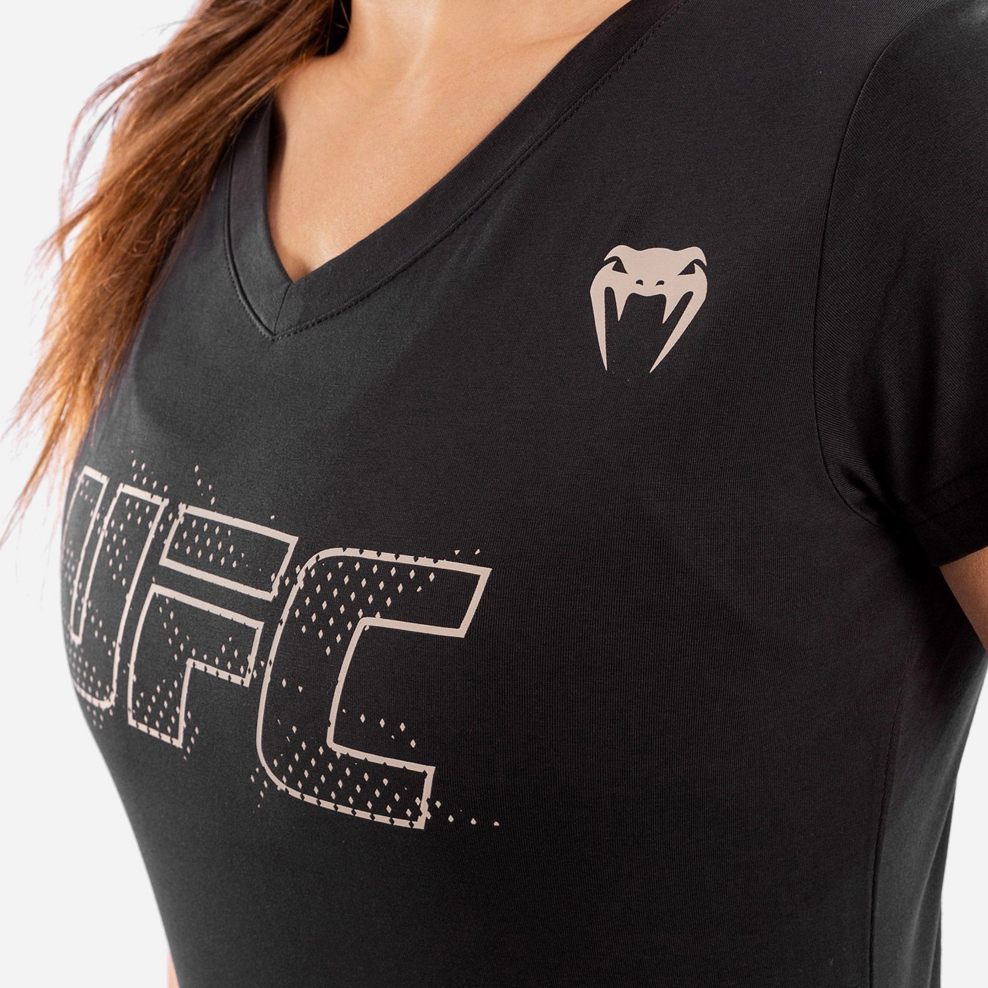 Áo Thun Thể Thao Nữ Venum Official Ufc Fight Week 2 - Đen - Supersports Vietnam