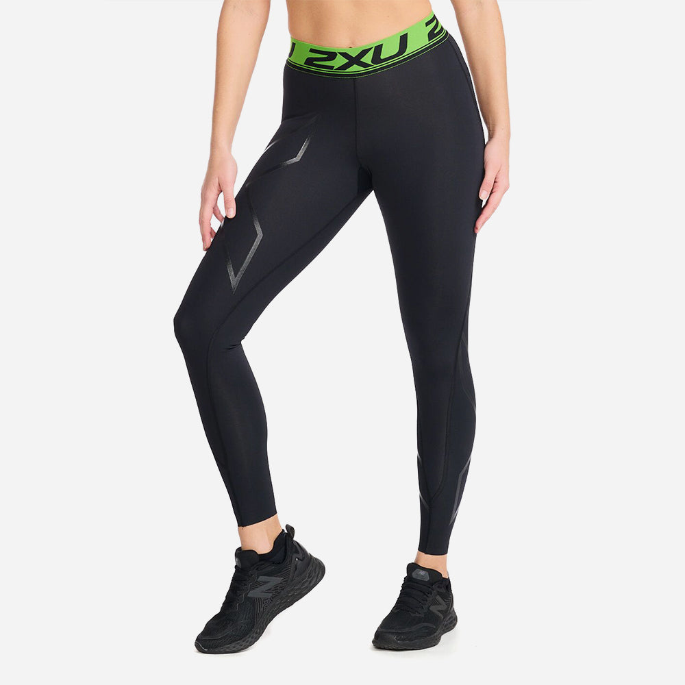 Quần Dài Bó Cơ Nữ 2XU Refresh Recovery Compression - Đen - Supersports Vietnam