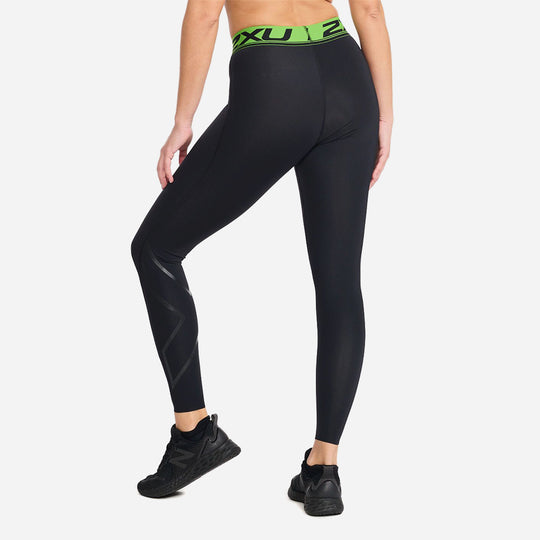 Quần Dài Bó Cơ Nữ 2XU Refresh Recovery Compression - Đen