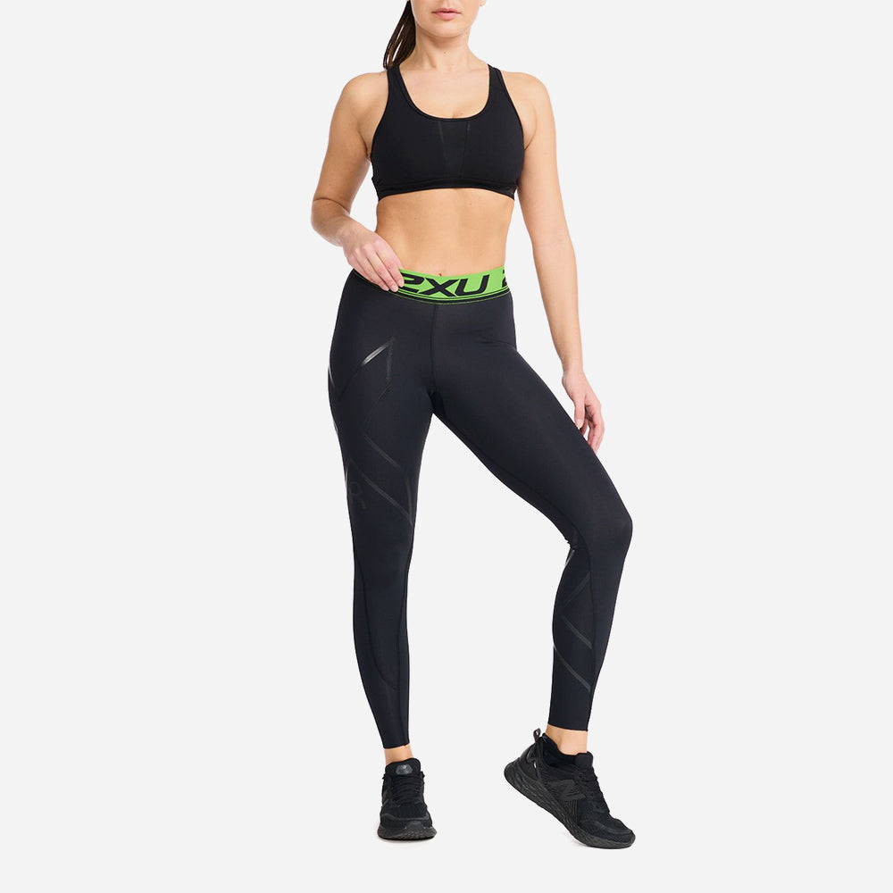 Quần Dài Bó Cơ Nữ 2XU Refresh Recovery Compression - Đen - Supersports Vietnam