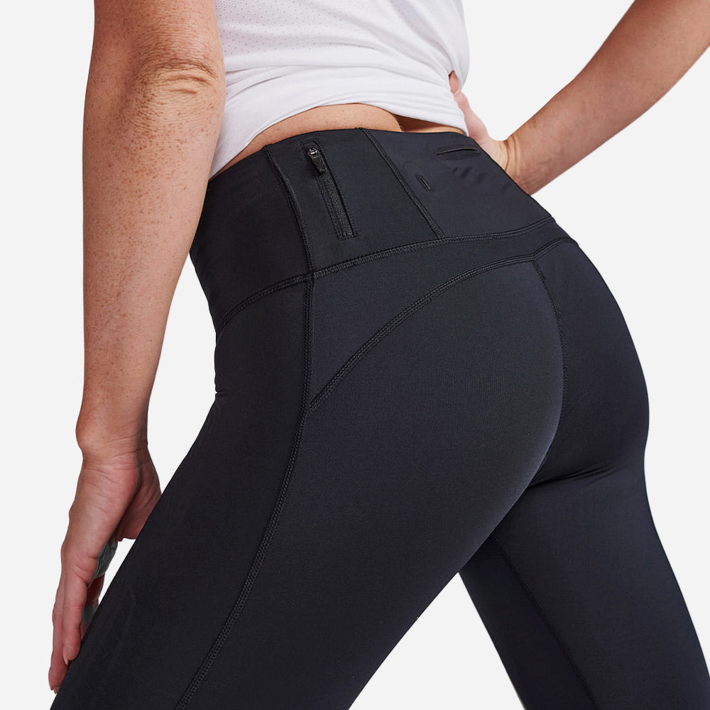 Quần Dài Bó Cơ Nữ 2XU Light Speed Mid-Rise Compression - Đen - Supersports Vietnam