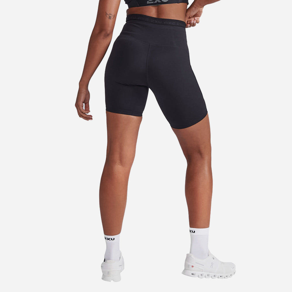 Quần Ngắn Bó Cơ Nữ 2XU Form Stash Hi-Rise - Đen - Supersports Vietnam