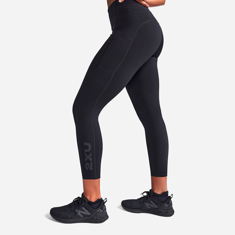 Quần Dài Bó Cơ Nữ 2XU Form Stash Hi-Rise Compression 7/8 - Đen - Supersports Vietnam