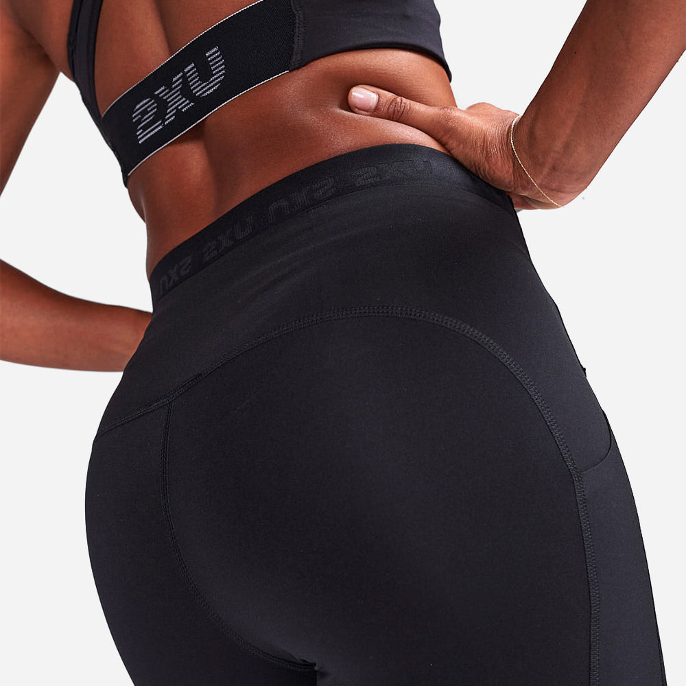 Quần Dài Bó Cơ Nữ 2XU Form Stash Hi-Rise Compression 7/8 - Đen - Supersports Vietnam