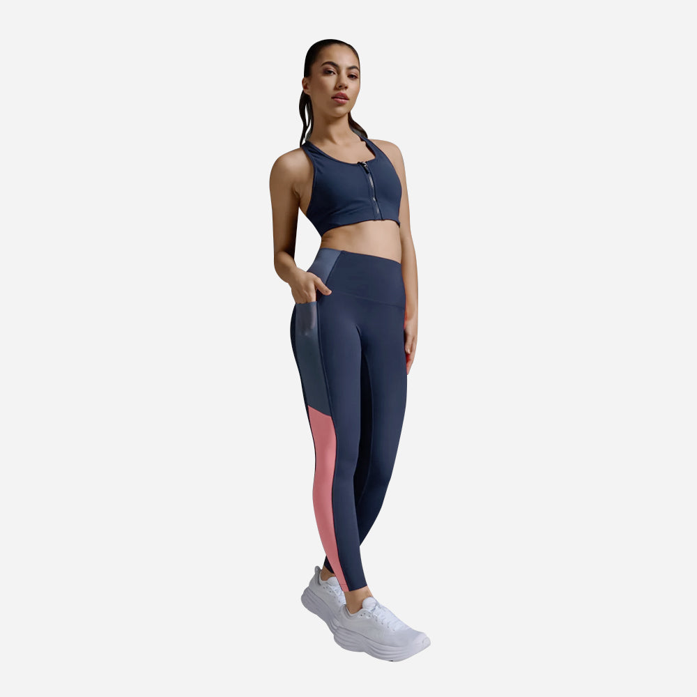 Quần Dài Bó Cơ Nữ 2XU Form Spliced Hi-Rise Compression - Xanh Navy - Supersports Vietnam