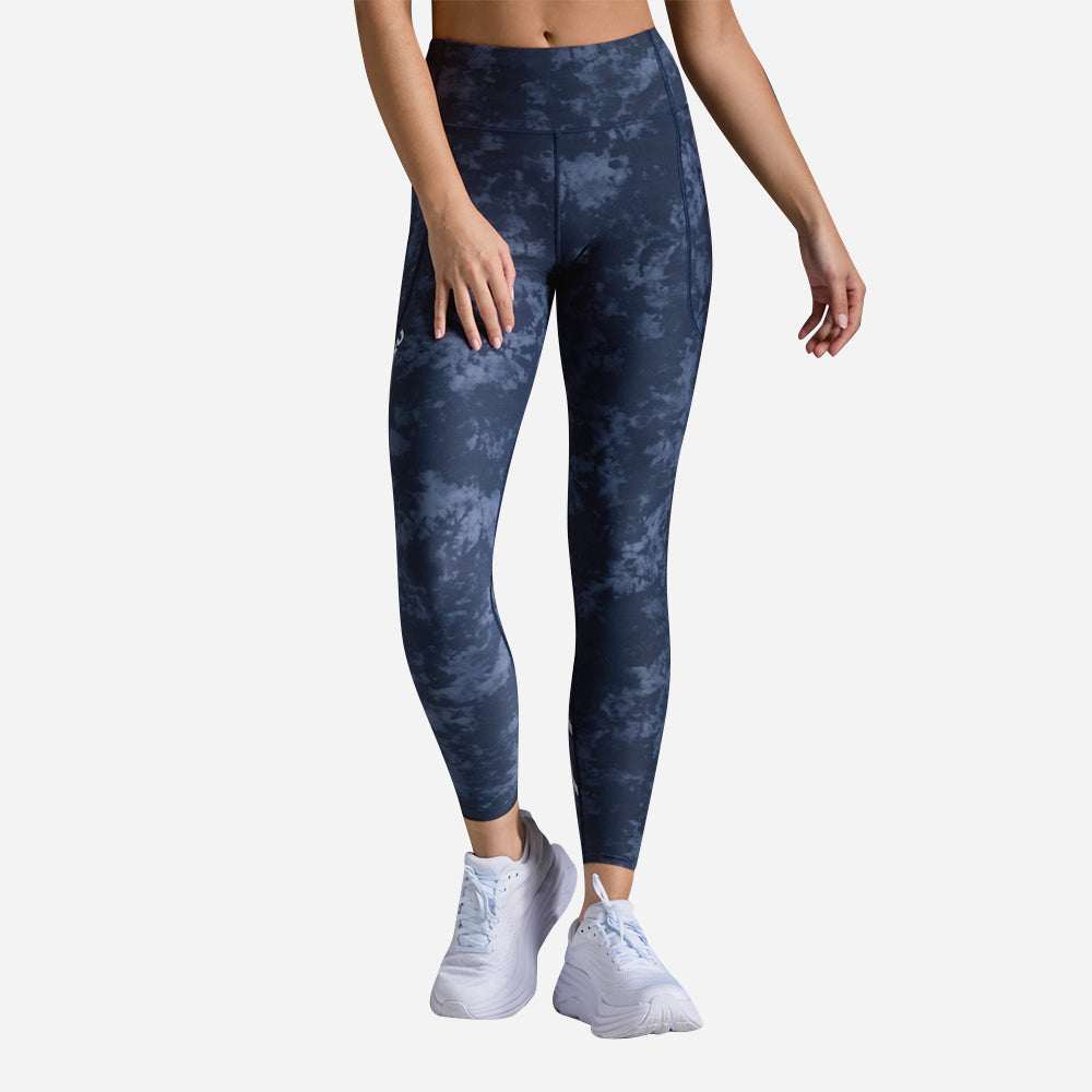 Quần Dài Bó Cơ Nữ 2XU Aero Hi-Rise - Xanh Navy - Supersports Vietnam