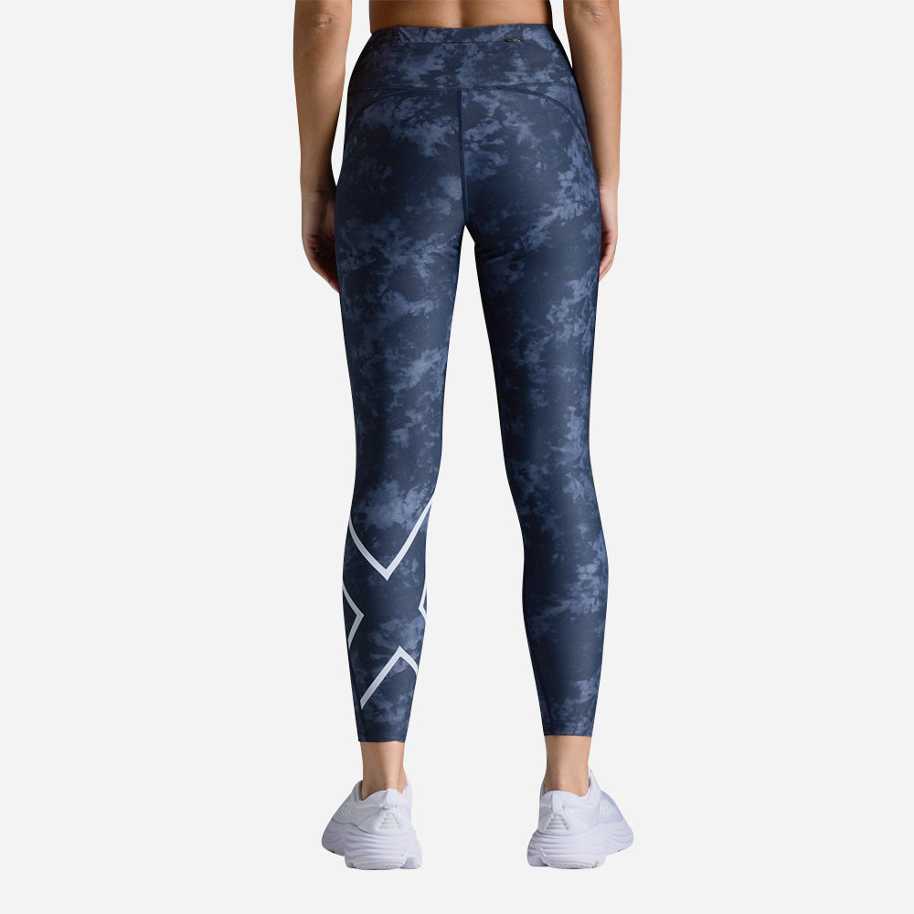 Quần Dài Bó Cơ Nữ 2XU Aero Hi-Rise - Xanh Navy - Supersports Vietnam