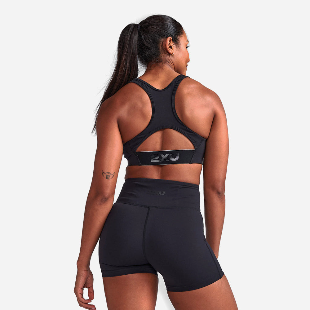Quần Ngắn Bó Cơ Nữ 2XU Form Soft Touch Hi-Rise Compression - Đen - Supersports Vietnam