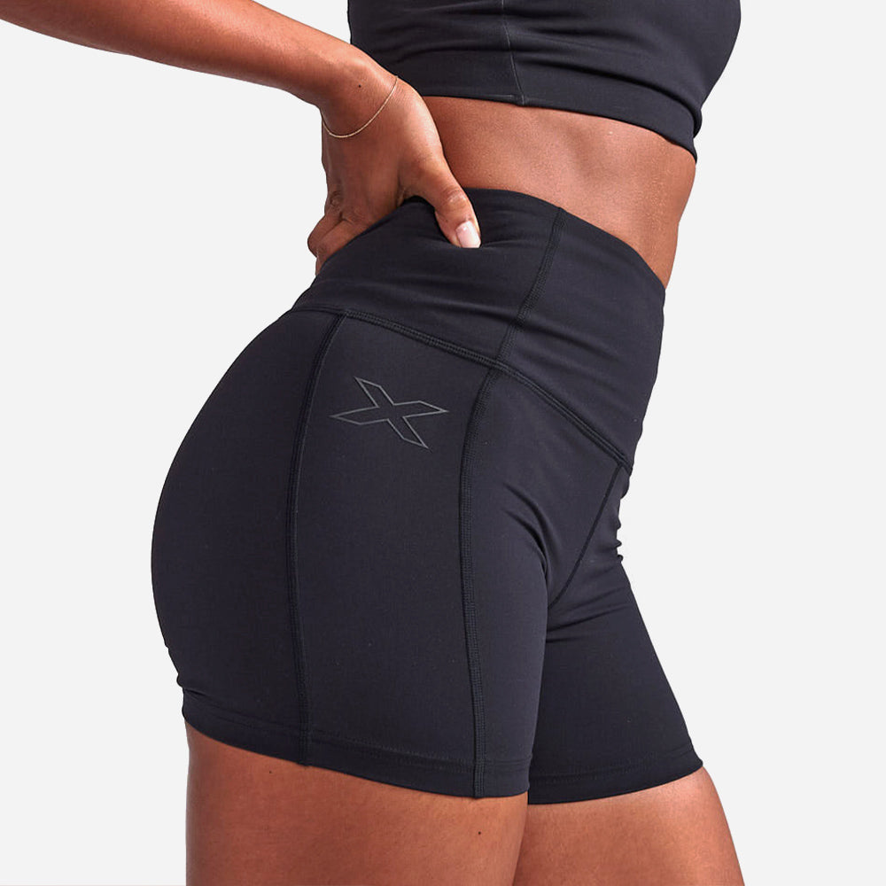 Quần Ngắn Bó Cơ Nữ 2XU Form Soft Touch Hi-Rise Compression - Đen - Supersports Vietnam
