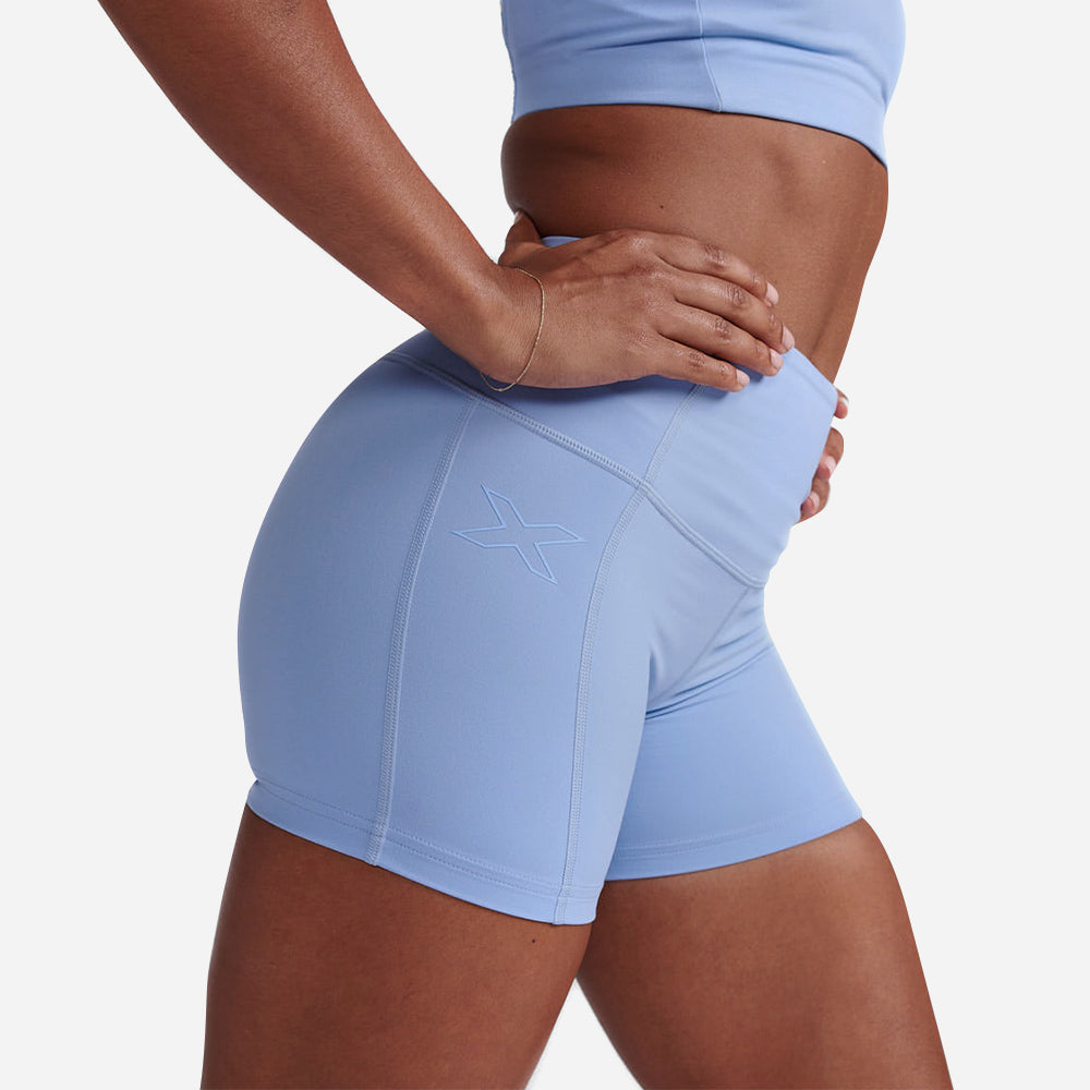 Quần Ngắn Bó Cơ Nữ 2XU Form Soft Touch Hi-Rise Compression - Xanh Dương - Supersports Vietnam