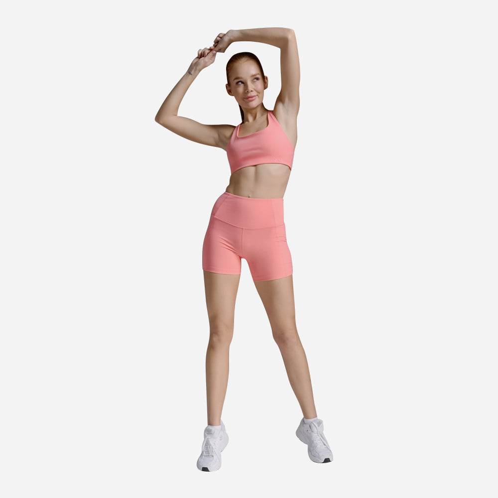 Quần Ngắn Bó Cơ Nữ 2XU Form Hi-Rise - Hồng - Supersports Vietnam