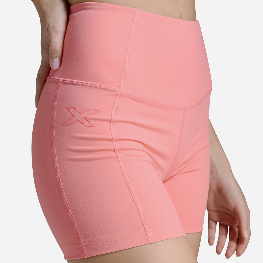 Quần Ngắn Bó Cơ Nữ 2XU Form Hi-Rise - Hồng - Supersports Vietnam