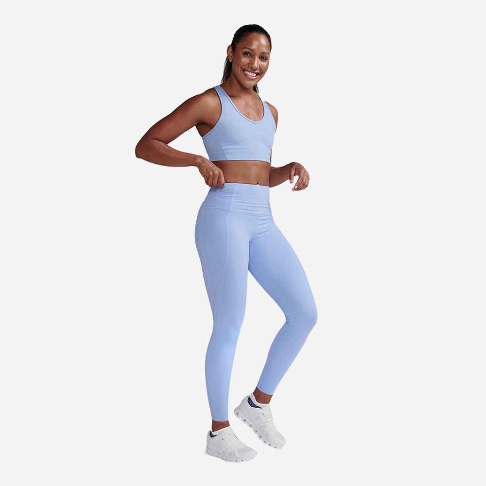 Quần Dài Bó Cơ Nữ 2XU Form Hi-Rise - Xanh Dương - Supersports Vietnam