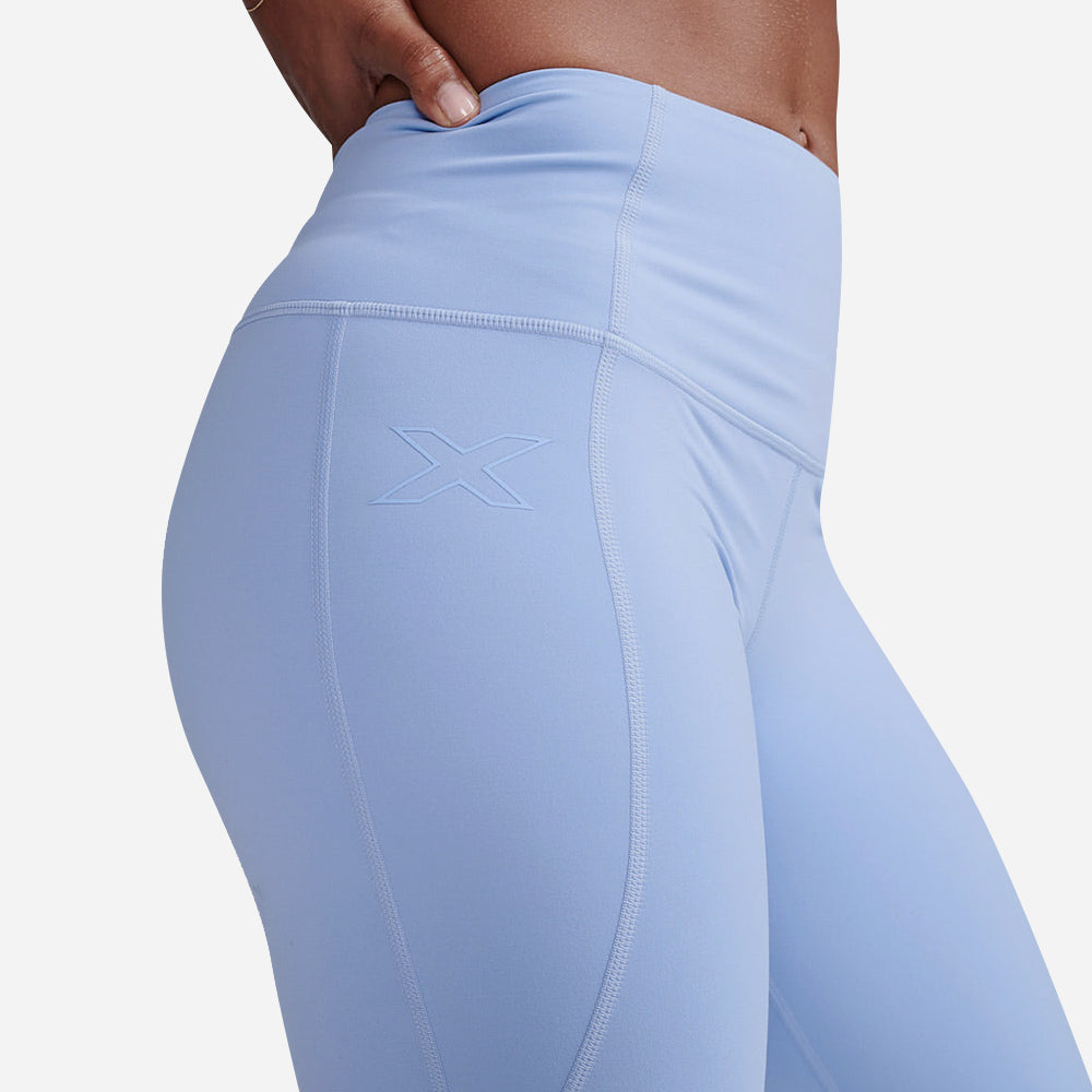 Quần Dài Bó Cơ Nữ 2XU Form Hi-Rise - Xanh Dương - Supersports Vietnam