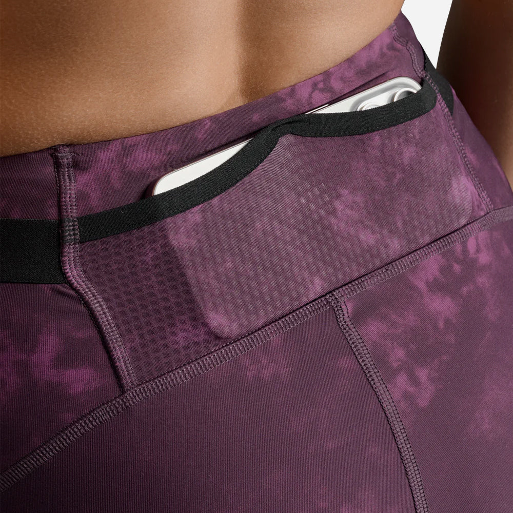 Quần Bó Cơ Chạy Bộ Nữ 2XU Aero Mesh Hi-Rise Compression - Tím - Supersports Vietnam