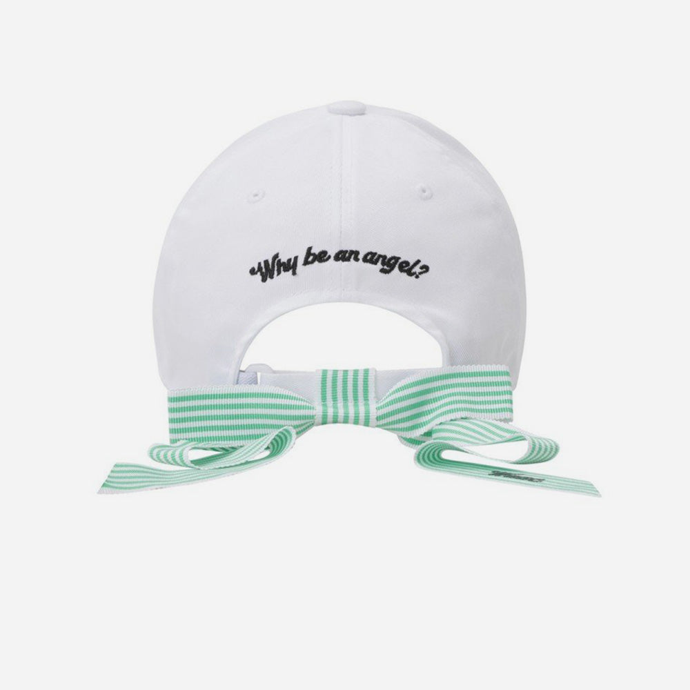 Mũ Golf Nữ Waac New Waccky Ribbon - Trắng - Supersports Vietnam