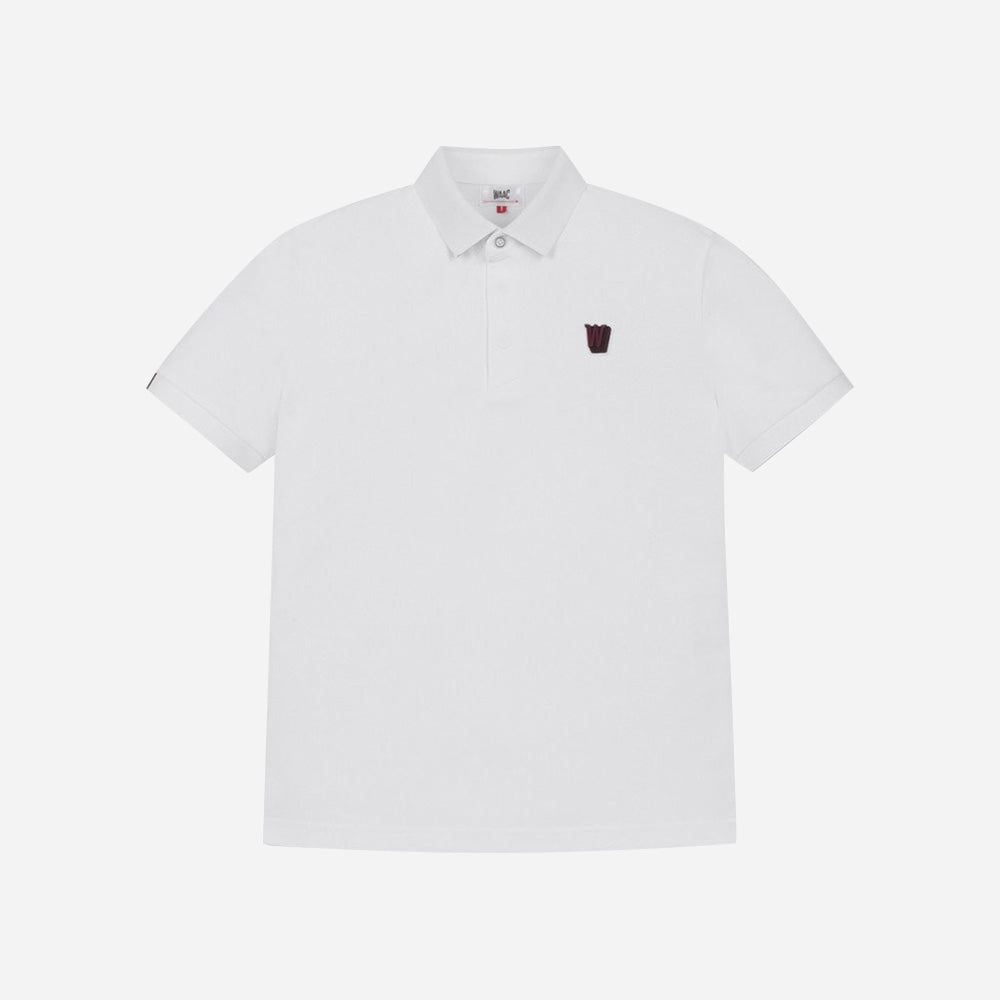 Áo Golf Tay Ngắn Nam Waac Fall Logo - Trắng - Supersports Vietnam