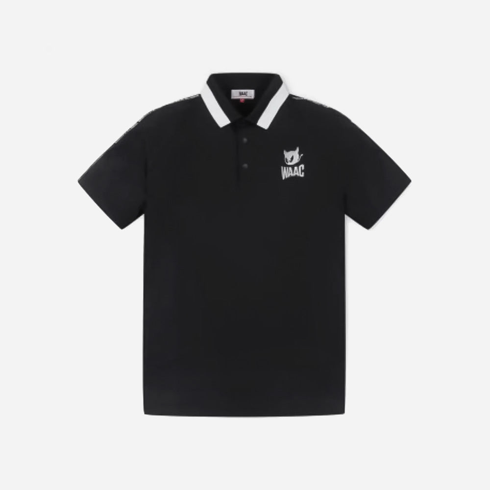 Áo Golf Tay Ngắn Nam Waac Player'S Edition Metalic Waccky Point - Đen - Supersports Vietnam