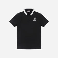 Áo Golf Tay Ngắn Nam Waac Player'S Edition Metalic Waccky Point - Đen - Supersports Vietnam