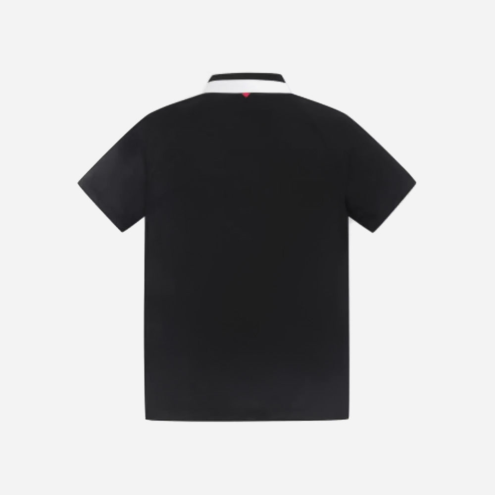 Áo Golf Tay Ngắn Nam Waac Player'S Edition Metalic Waccky Point - Đen - Supersports Vietnam