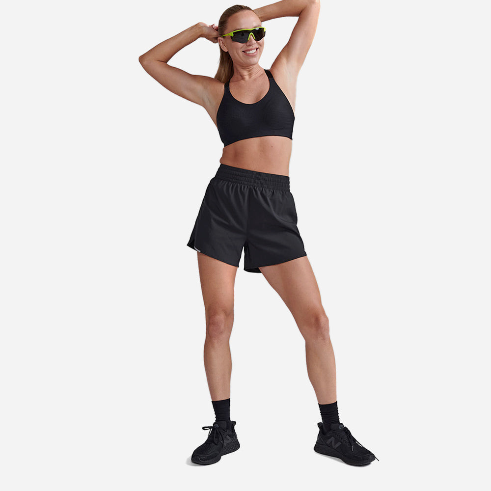 Áo Bra Nữ 2XU Aero Medium Impact - Đen - Supersports Vietnam