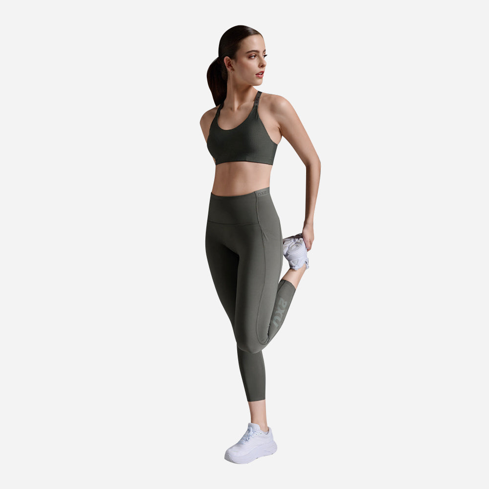 Áo Bra Thể Thao Nữ 2XU Aero Medium Impact - Xám - Supersports Vietnam