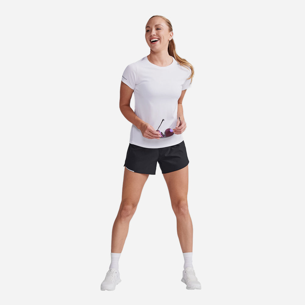 Áo Tay Ngắn Nữ 2XU Aero - Trắng - Supersports Vietnam