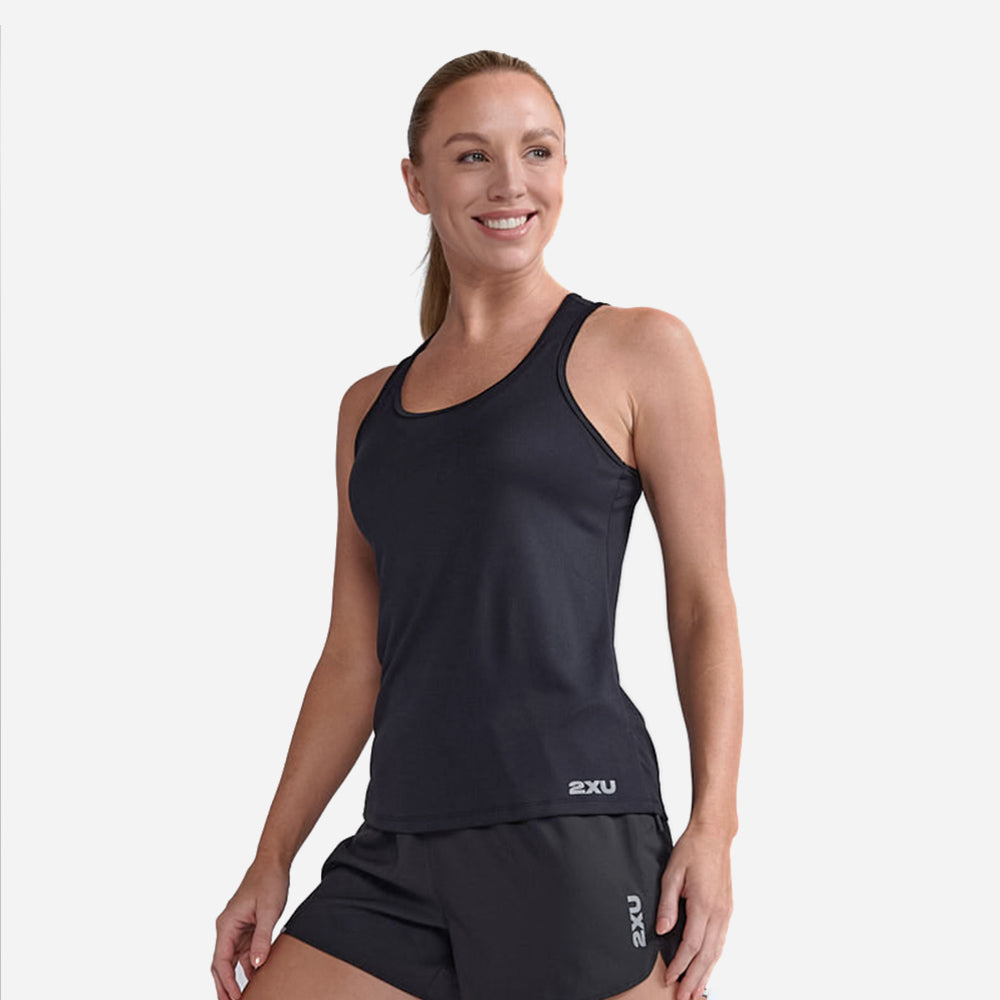 Áo Ba Lỗ Nữ 2XU Aero Singlet - Đen - Supersports Vietnam