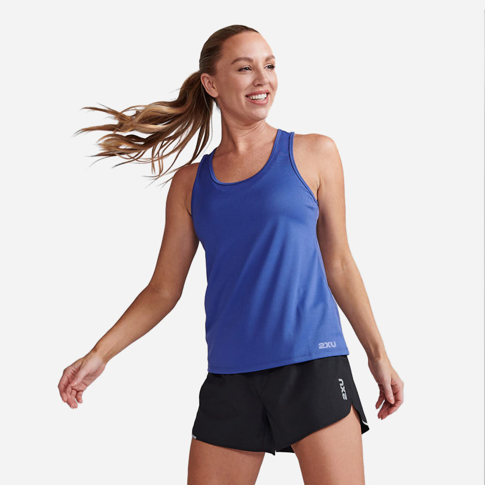 Áo Ba Lỗ Nữ 2XU Aero Singlet - Xanh Dương - Supersports Vietnam