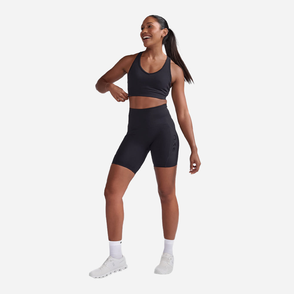 Áo Bra Nữ 2XU Motion Racerback - Đen - Supersports Vietnam