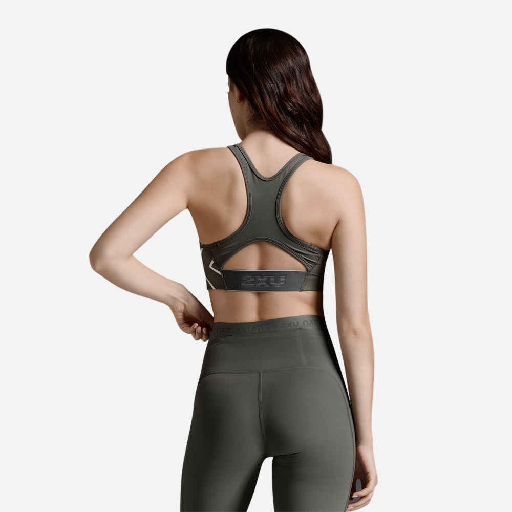 Áo Bra Thể Thao Nữ 2XU Motion Racerback - Xám - Supersports Vietnam