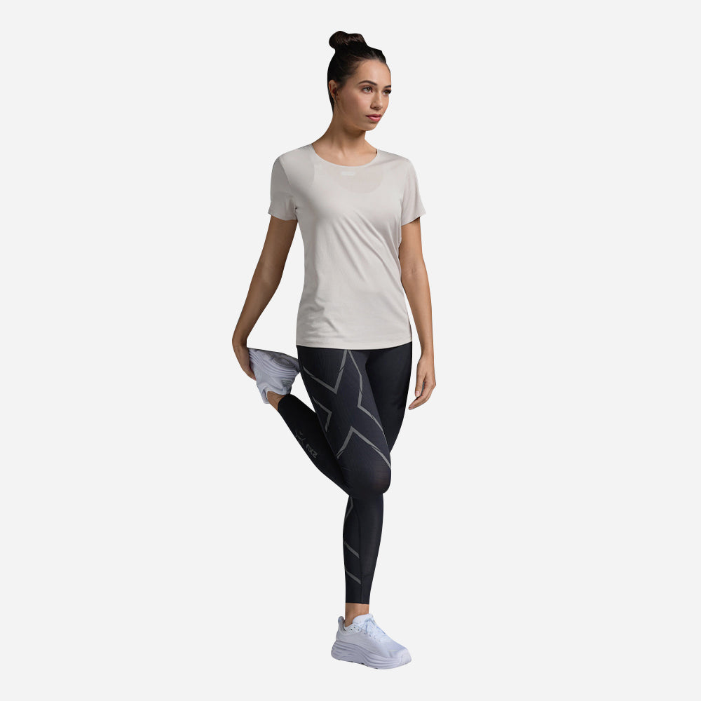 Áo Thun Nữ 2XU Light Speed Tech - Be - Supersports Vietnam