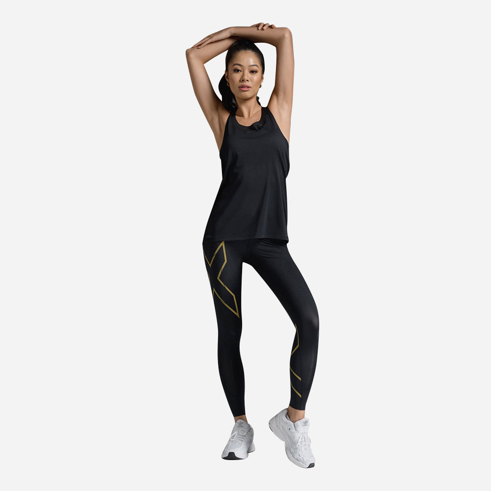 Áo Ba Lỗ Nữ 2XU Light Speed Tech Singlet - Đen - Supersports Vietnam
