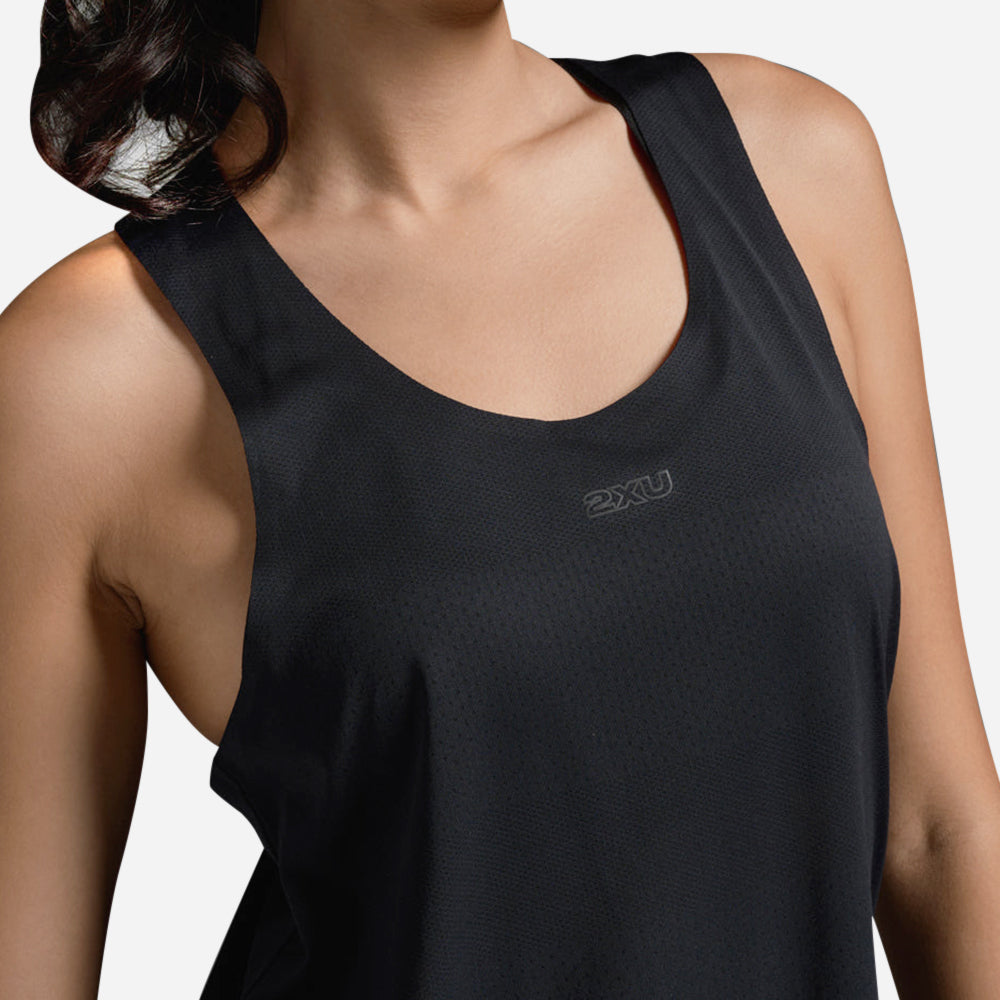 Áo Ba Lỗ Nữ 2XU Light Speed Tech Singlet - Đen - Supersports Vietnam