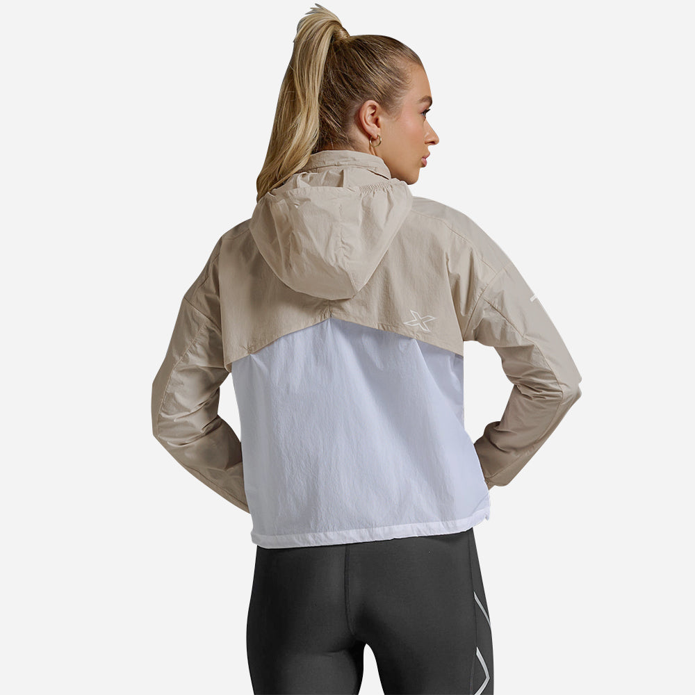 Áo Khoác Nữ 2XU Aero Windbreaker - Xám - Supersports Vietnam