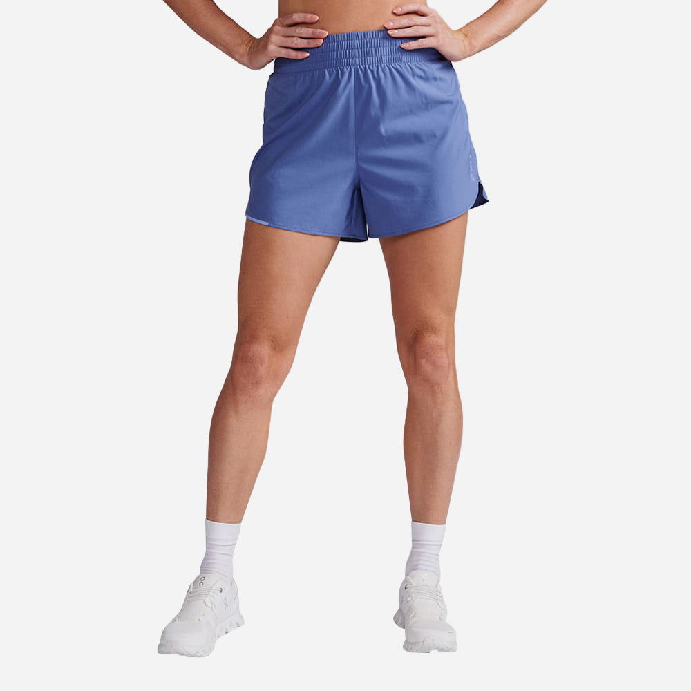 Quần Ngắn Nữ 2XU Aero Hi-Rise 4 Inch - Xanh Dương - Supersports Vietnam