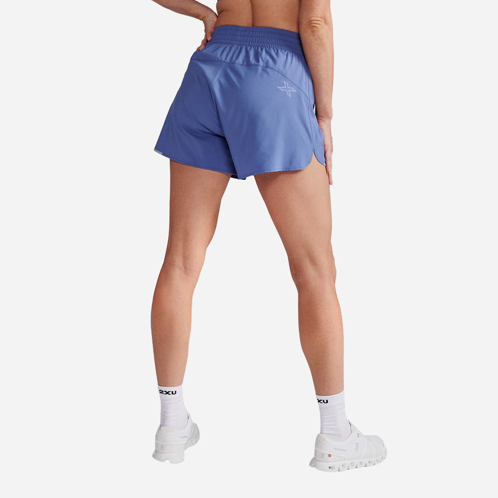 Quần Ngắn Nữ 2XU Aero Hi-Rise 4 Inch - Xanh Dương - Supersports Vietnam