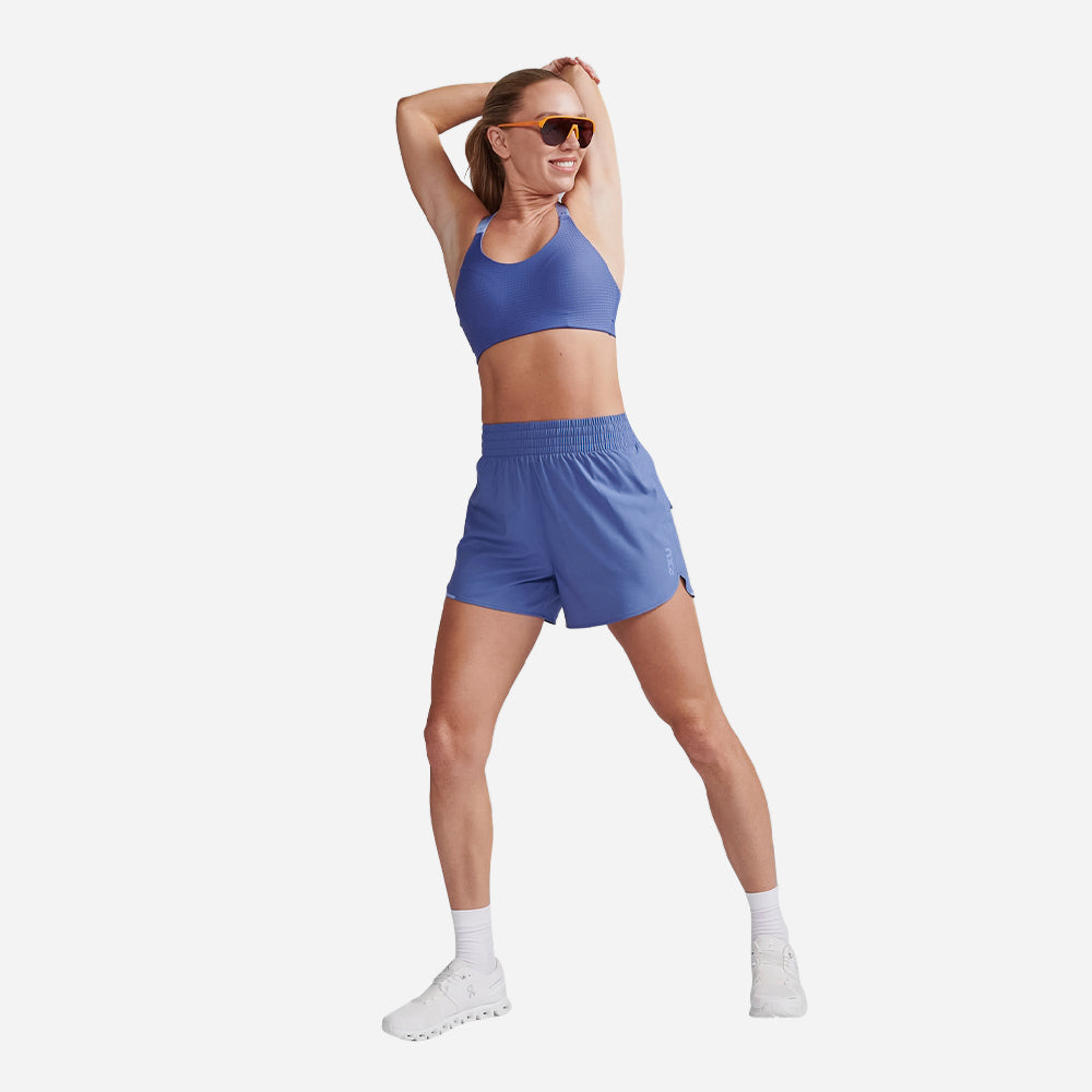 Quần Ngắn Nữ 2XU Aero Hi-Rise 4 Inch - Xanh Dương - Supersports Vietnam