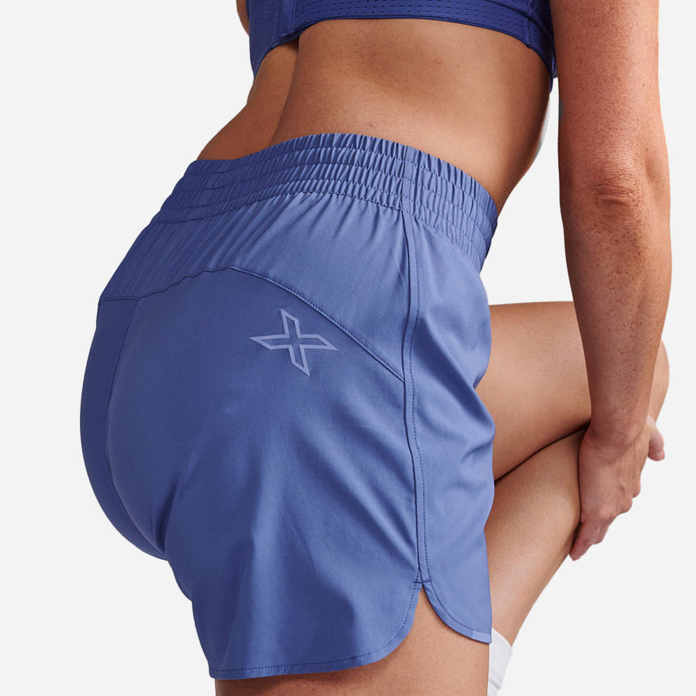 Quần Ngắn Nữ 2XU Aero Hi-Rise 4 Inch - Xanh Dương - Supersports Vietnam