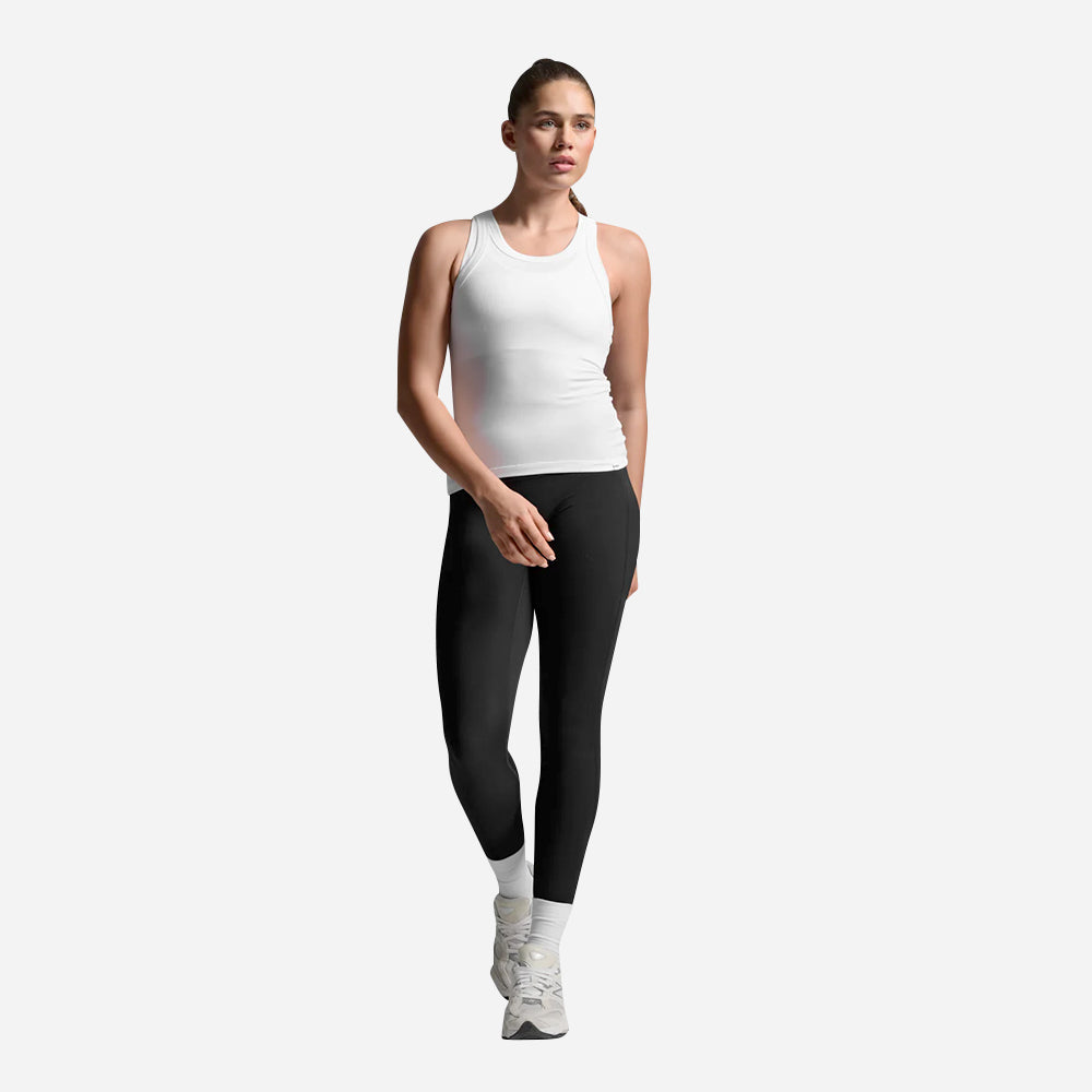 Áo Ba Lỗ Nữ 2XU Fluid Ribbed - Trắng - Supersports Vietnam