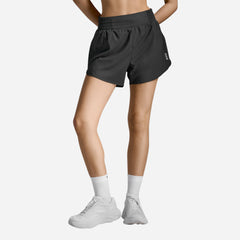 Quần Ngắn Thể Thao Nữ 2XU Aero Hi-Rise 4 Inch - Đen - Supersports Vietnam