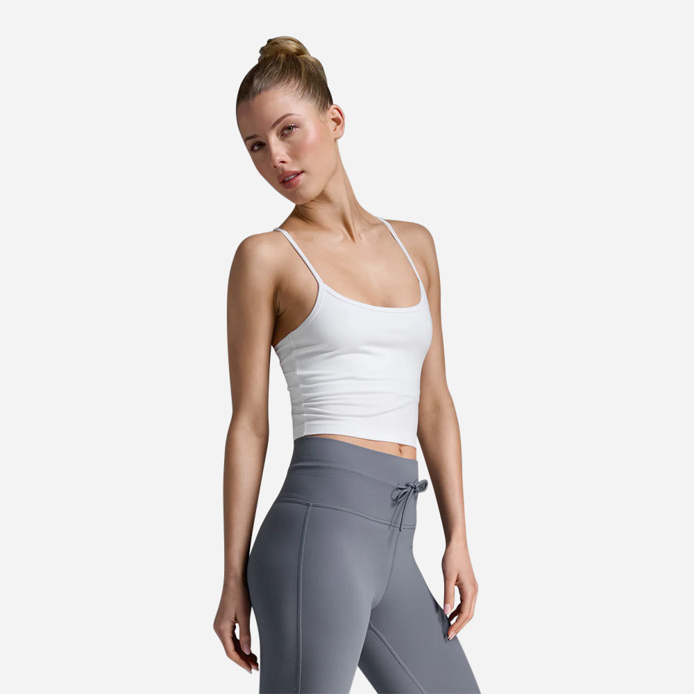 Áo Ba Lỗ Nữ 2XU Flex Crop - Trắng - Supersports Vietnam