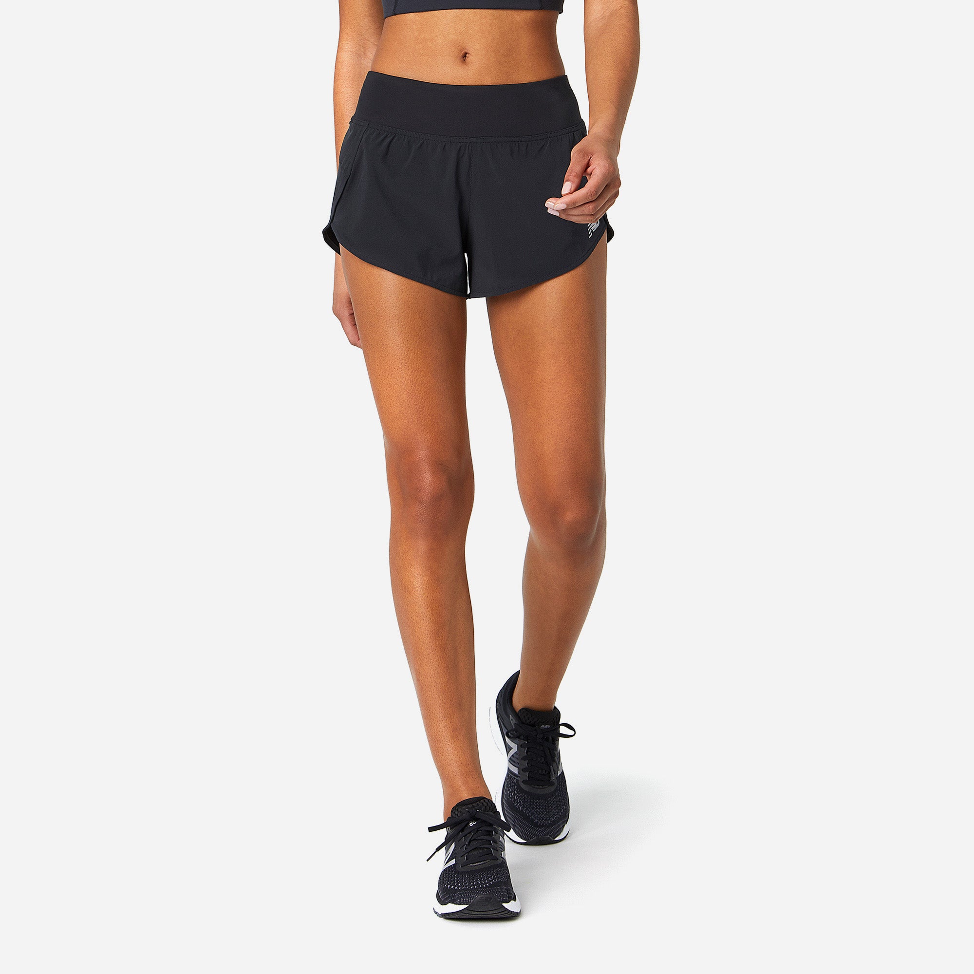 Quần Ngắn Thể Thao Nữ New Balance Impact Run 3 Inch - Đen - Supersports Vietnam
