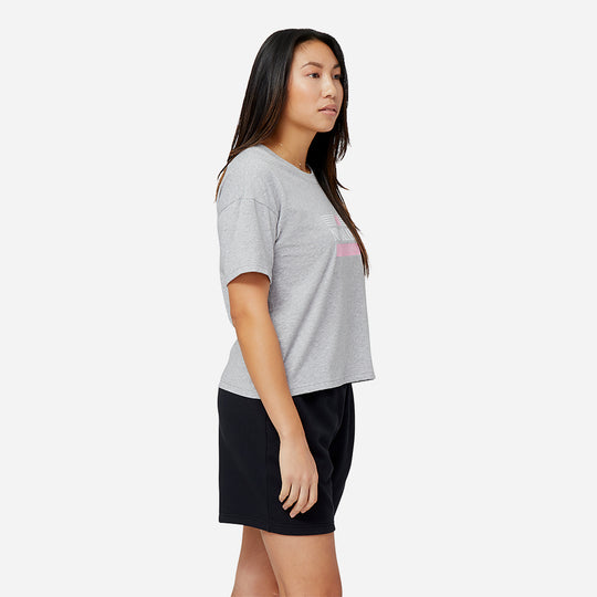 Áo Thun Nữ New Balance Sport Core - Xám