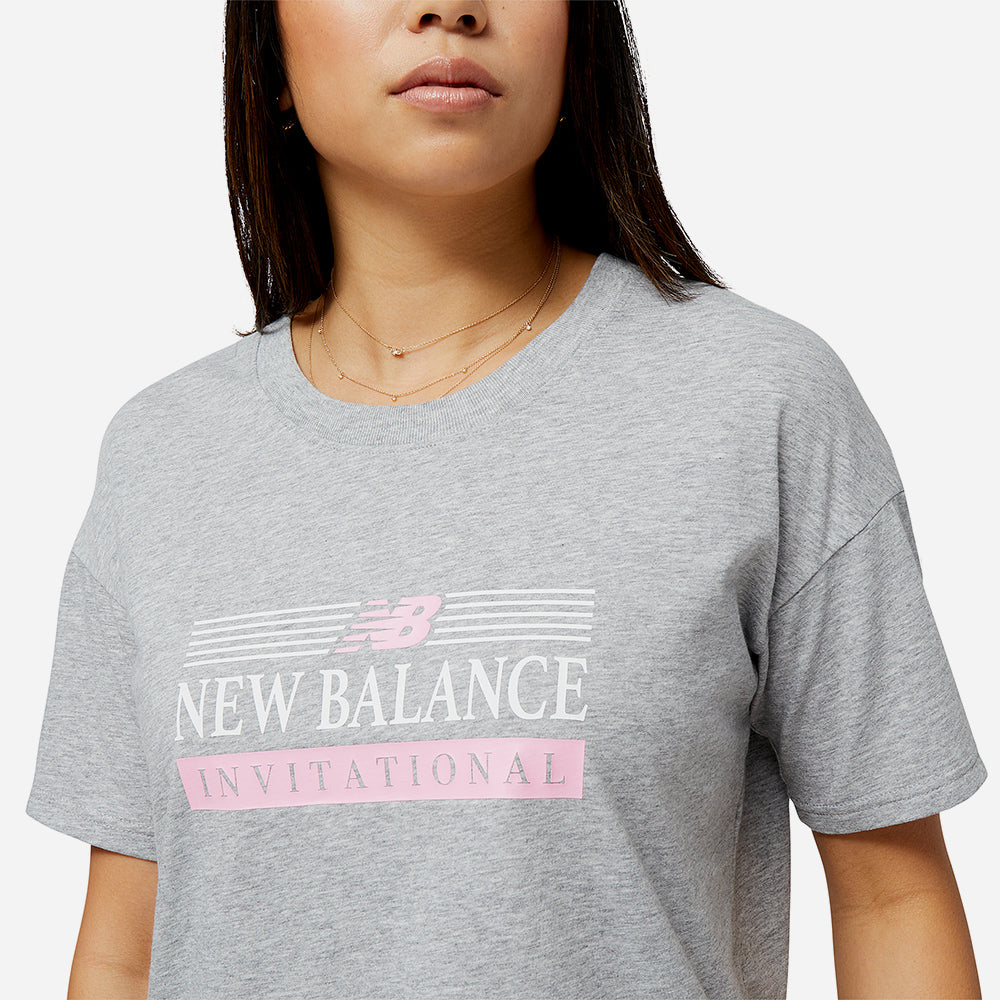 Áo Thun Nữ New Balance Sport Core - Xám - Supersports Vietnam
