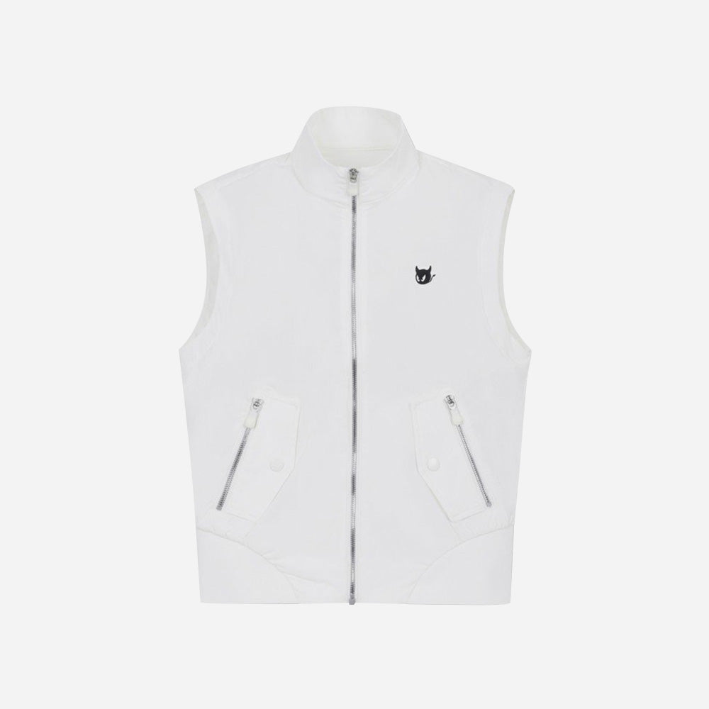 Áo Khoác Golf Nữ Waac Stretch Essential Sleeveless - Trắng - Supersports Vietnam