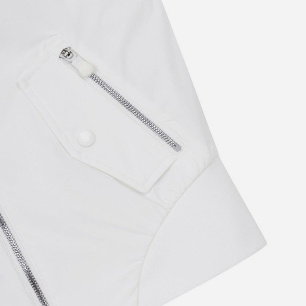 Áo Khoác Golf Nữ Waac Stretch Essential Sleeveless - Trắng - Supersports Vietnam